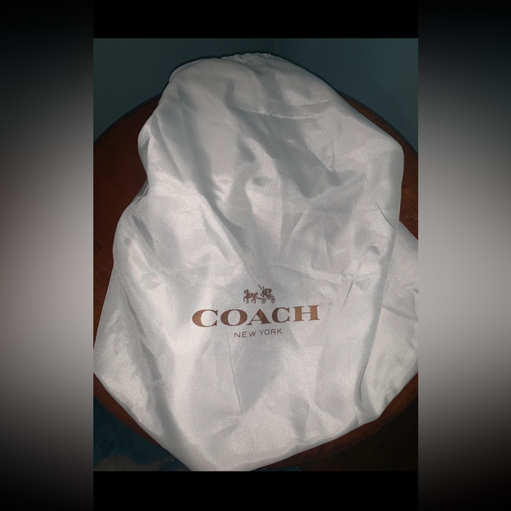 Coach White Dust Bag